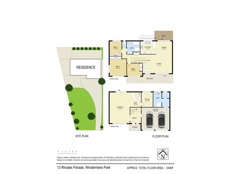 13 Rhodes Parade, Windermere Park NSW 2264 Floorplan