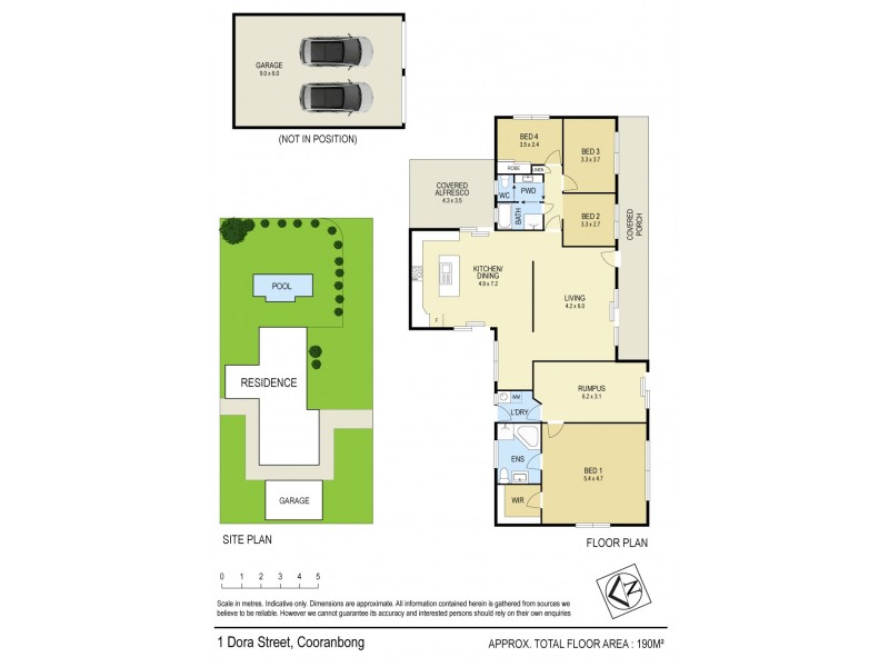 1 Dora Street, Cooranbong NSW 2265 Floorplan
