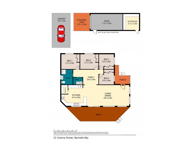 23 Victoria Street, Bonnells Bay NSW 2264 Floorplan
