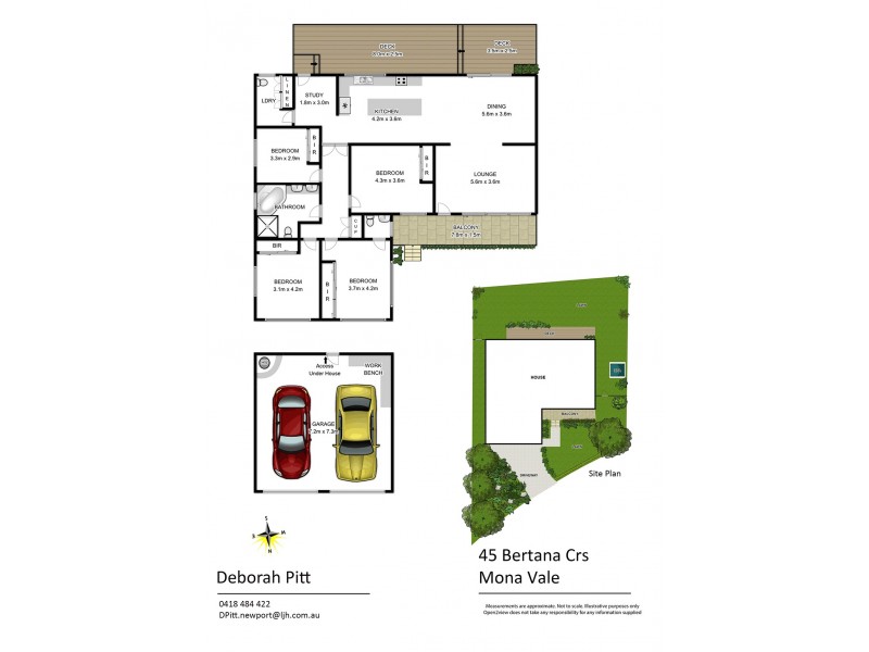 45 Bertana Crescent, Mona Vale NSW 2103 Floorplan
