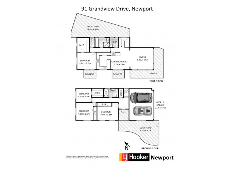 91 Grandview Drive, Newport NSW 2106 Floorplan