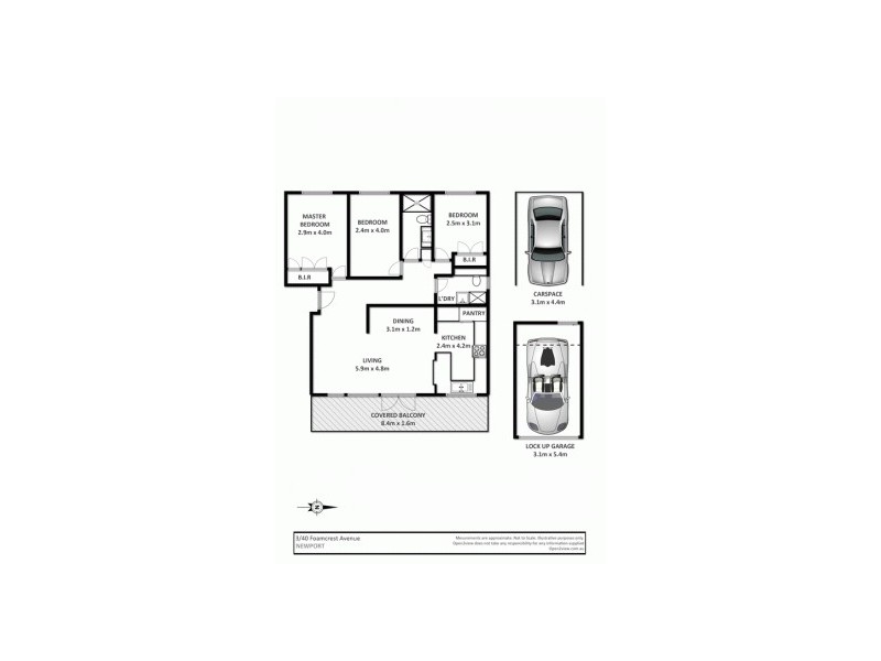 3/40 Foamcrest Avenue, Newport NSW 2106 Floorplan