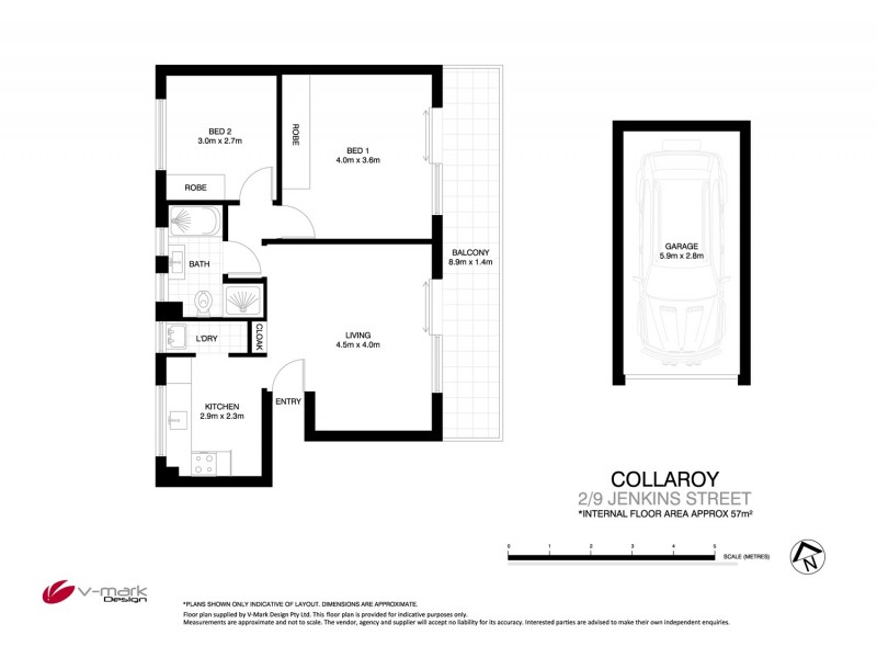 2/9 Jenkins Street, Collaroy NSW 2097 Floorplan