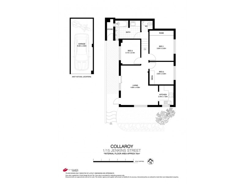 1/15 Jenkins Street, Collaroy NSW 2097 Floorplan