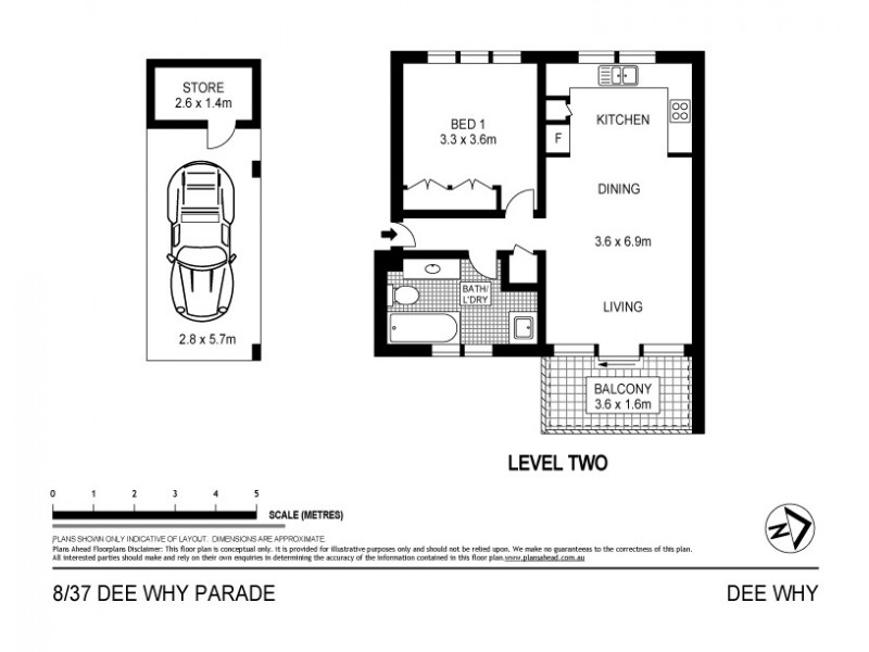 8/37 Dee Why Parade, Dee Why NSW 2099 Floorplan