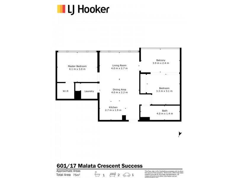 601/17 Malata Crescent, Success WA 6164