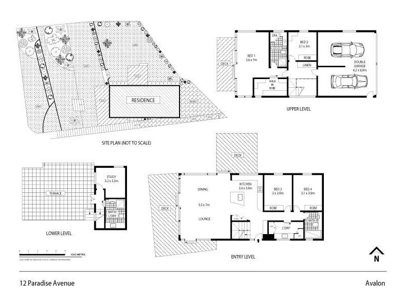 12 Paradise Avenue, Clareville NSW 2107 Floorplan