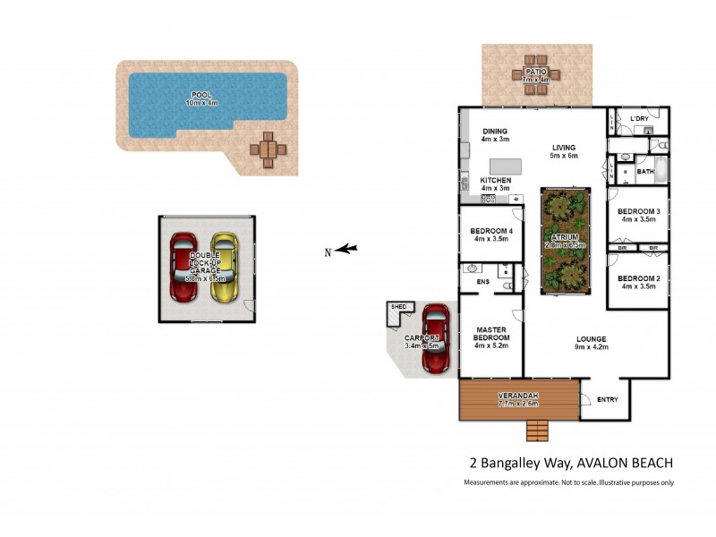 2 Bangalley Way, Avalon Beach NSW 2107 Floorplan