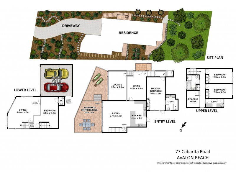 77 Cabarita Road, Avalon Beach NSW 2107 Floorplan