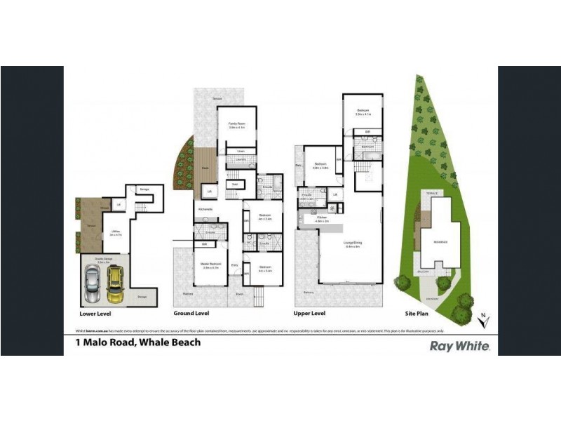 1 Malo Road, Whale Beach NSW 2107 Floorplan