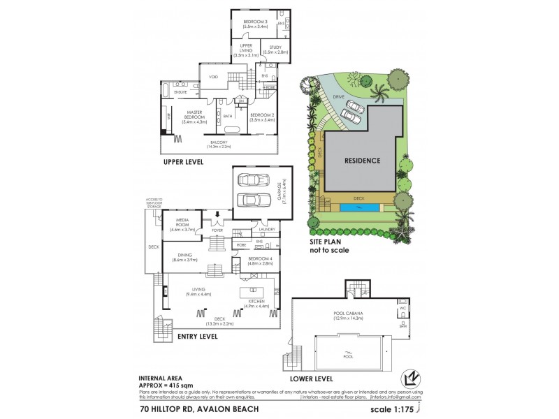 70 Hilltop Road, Avalon Beach NSW 2107 Floorplan