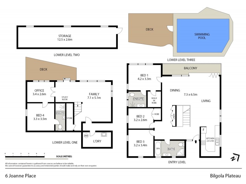 6 Joanne Place, Bilgola Plateau NSW 2107 Floorplan