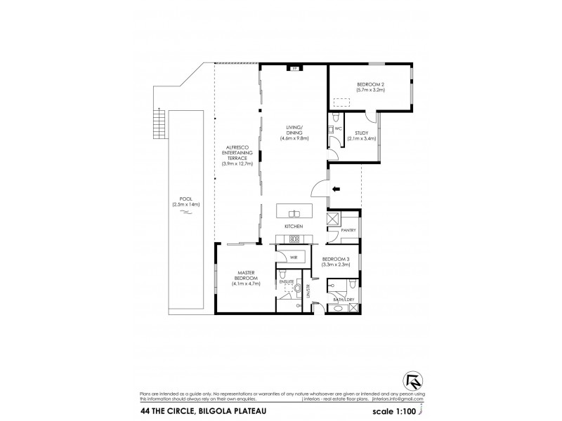 44 The Circle, Bilgola Plateau NSW 2107 Floorplan