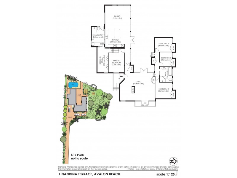1 Nandina Terrace, Avalon Beach NSW 2107 Floorplan