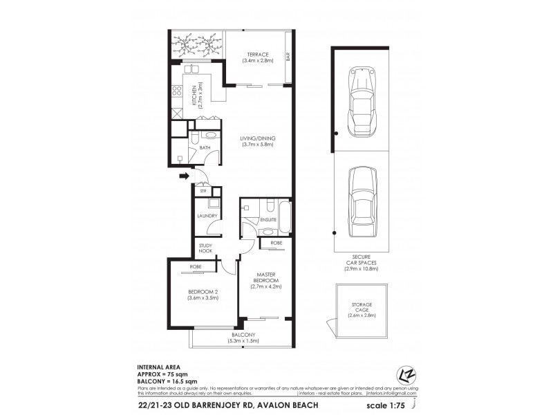 22/21-23 Old Barrenjoey Road, Avalon Beach NSW 2107 Floorplan