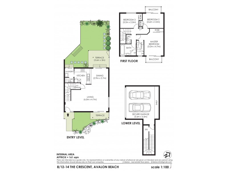 8/12-14 The Crescent, Avalon Beach NSW 2107 Floorplan