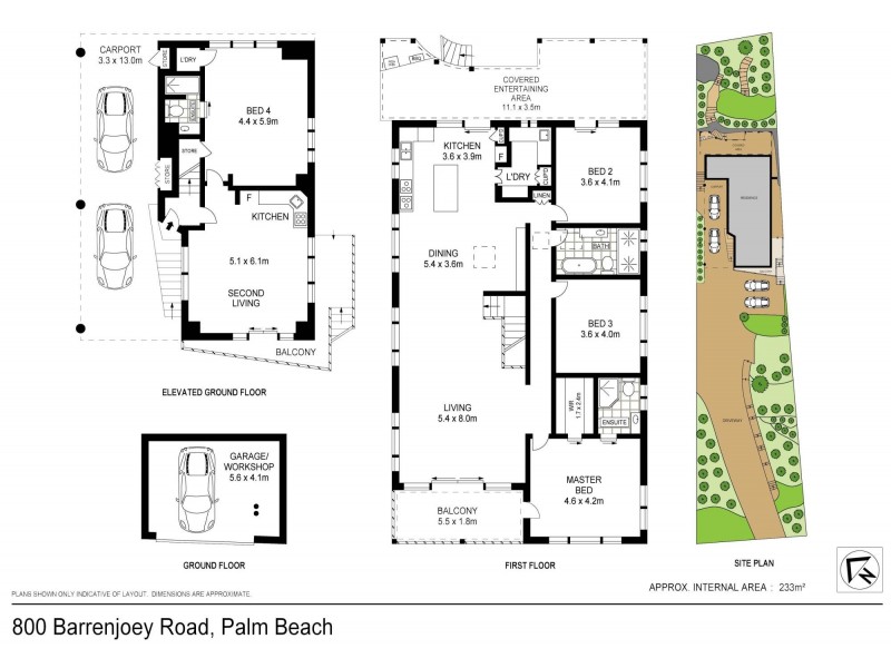 800 Barrenjoey Road, Palm Beach NSW 2108 Floorplan