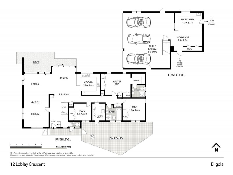12 Loblay Crescent, Bilgola Plateau NSW 2107 Floorplan