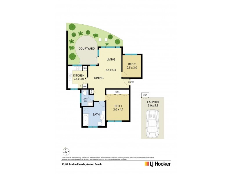 23/82 Avalon Parade, Avalon Beach NSW 2107 Floorplan