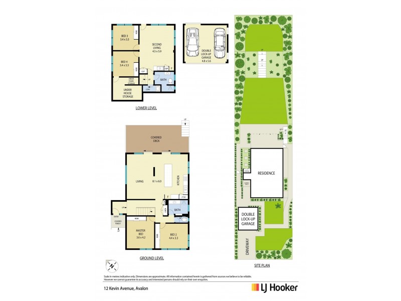 12 Kevin Avenue, Avalon Beach NSW 2107 Floorplan