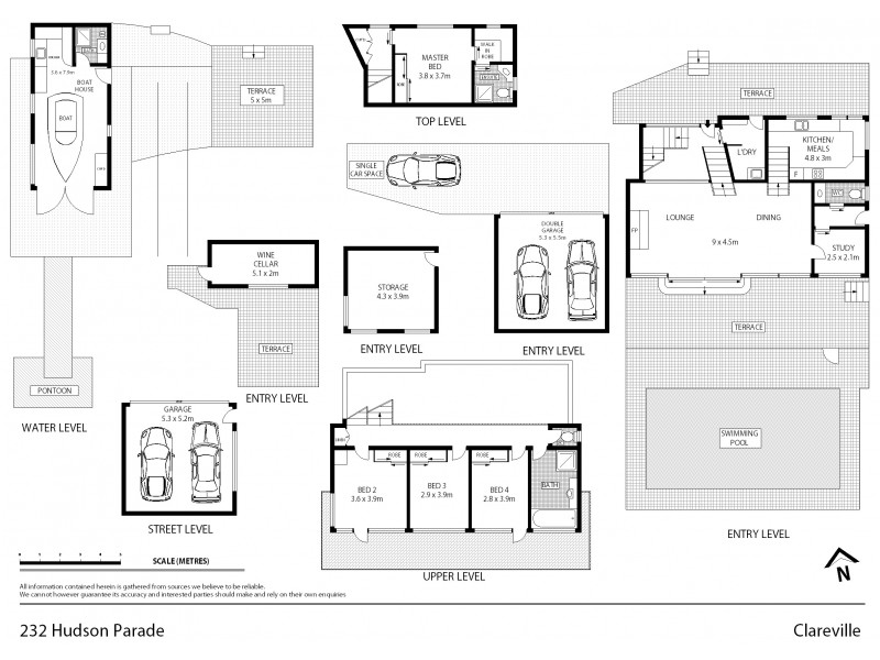 232 Hudson Parade, Avalon Beach NSW 2107 Floorplan