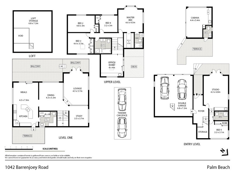 1042 Barrenjoey Road, Palm Beach NSW 2108 Floorplan