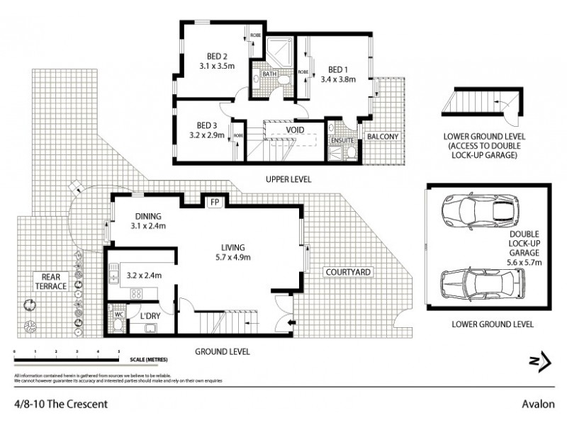 4/8-10 The Crescent, Avalon NSW 2107 Floorplan