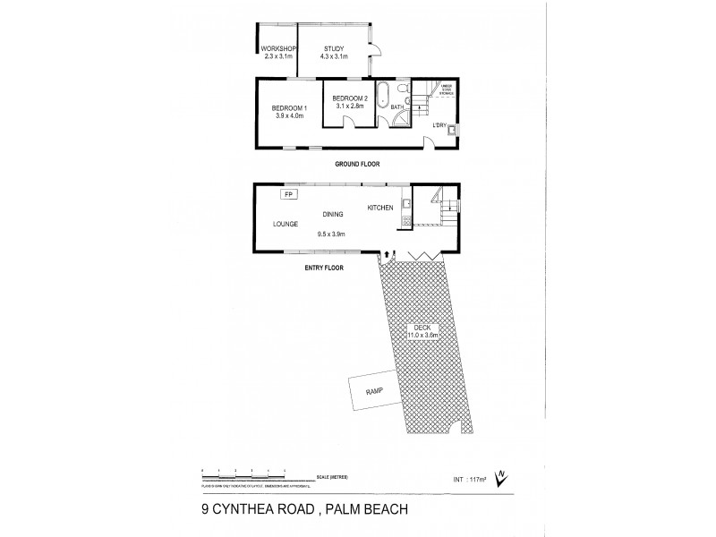 9 Cynthea Road, Palm Beach NSW 2108 Floorplan