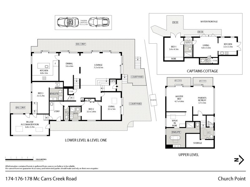 174 – 178 McCarrs Creek Road, Church Point NSW 2105 Floorplan
