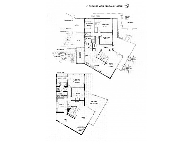 37 Bilwara Avenue, Bilgola NSW 2107 Floorplan
