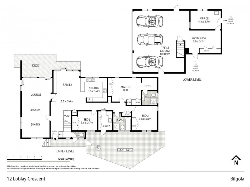 12 Loblay Crescent, Bilgola NSW 2107 Floorplan