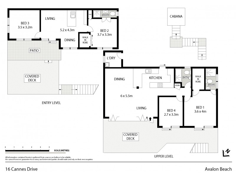 16 Cannes Drive (Access via Net Rd), Avalon Beach NSW 2107 Floorplan