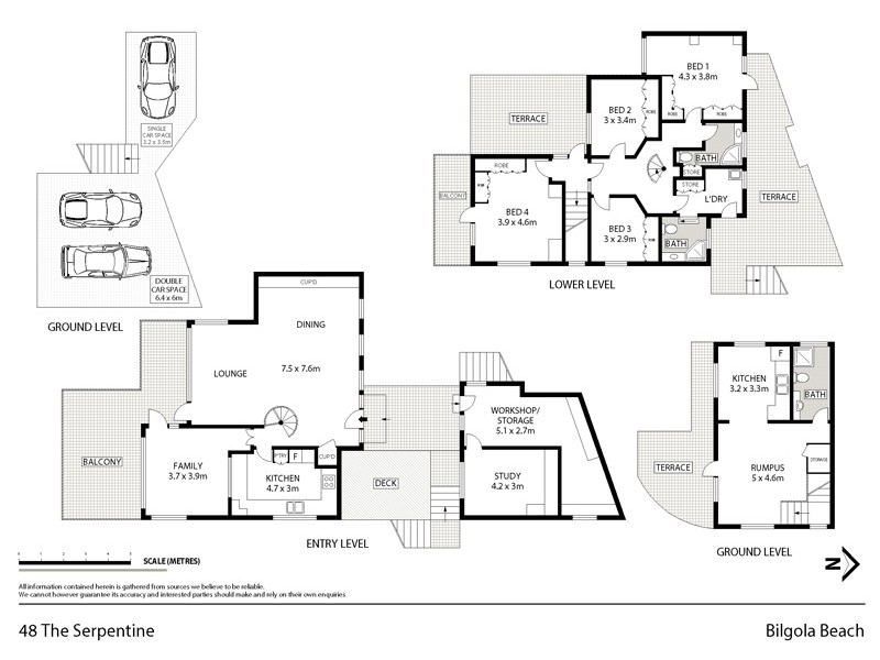 48 The Serpentine, Bilgola NSW 2107 Floorplan