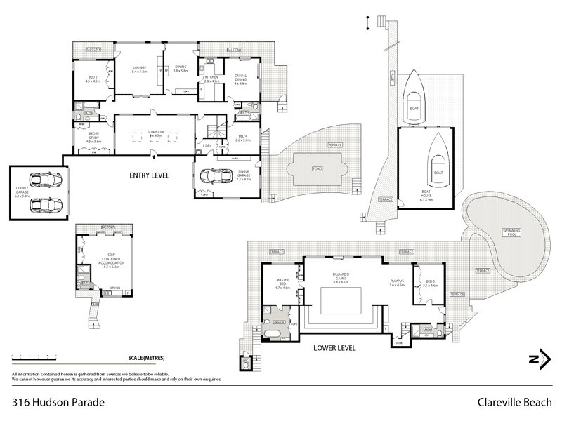 316 Hudson Parade, Avalon Beach NSW 2107 Floorplan