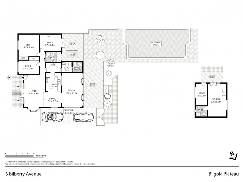 3 Bilberry Avenue, Bilgola NSW 2107 Floorplan