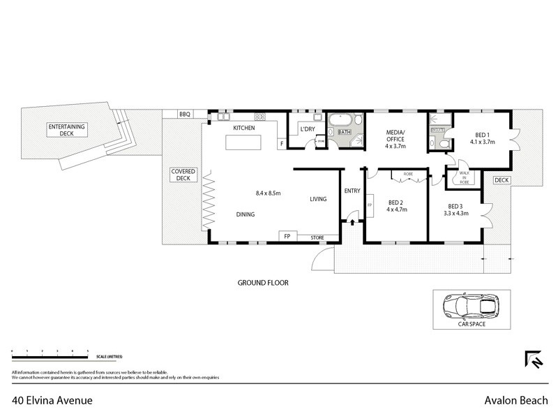 40 Elvina Avenue, Avalon Beach NSW 2107 Floorplan