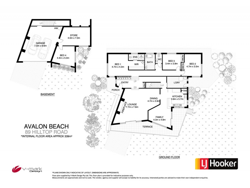 89 Hilltop Road, Avalon Beach NSW 2107 Floorplan