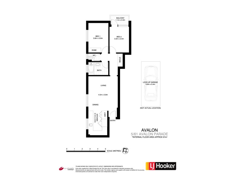 5/61 Avalon Parade, Avalon Beach NSW 2107 Floorplan