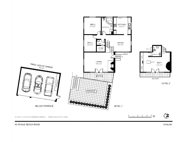 65 Whale Beach Road, Avalon Beach NSW 2107 Floorplan
