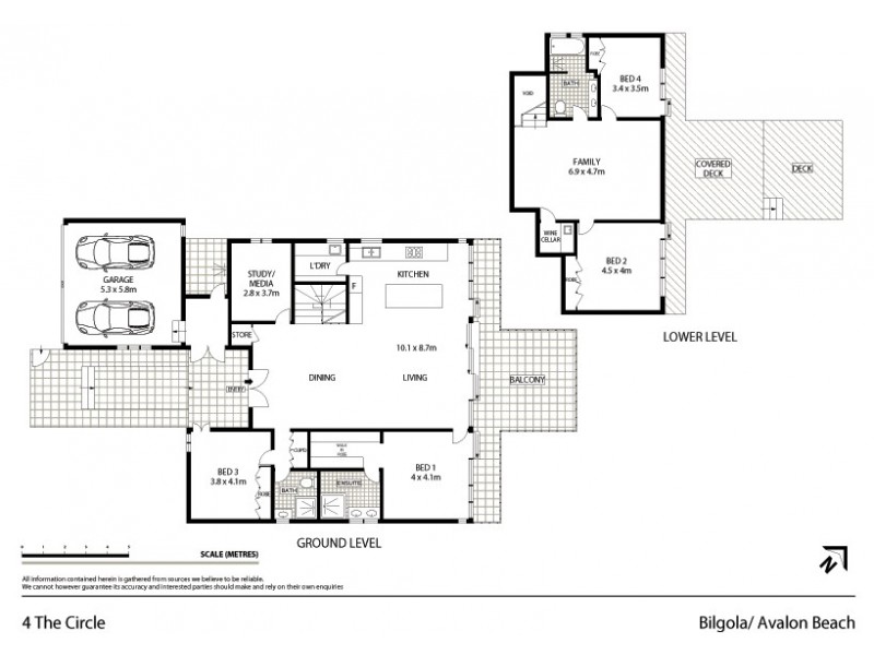 4 The Circle, Avalon Beach NSW 2107 Floorplan