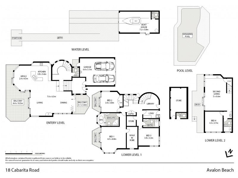18 Cabarita Road, Avalon Beach NSW 2107 Floorplan