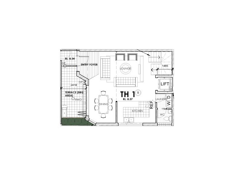 1/1357-135 Botany Rd, Botany NSW 2019 Floorplan