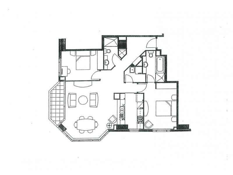 1907/2 Quay St, Haymarket NSW 2000 Floorplan