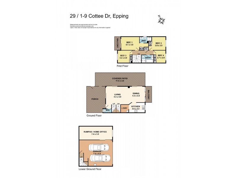 29/1 Cottee Dr, Epping NSW 2121 Floorplan
