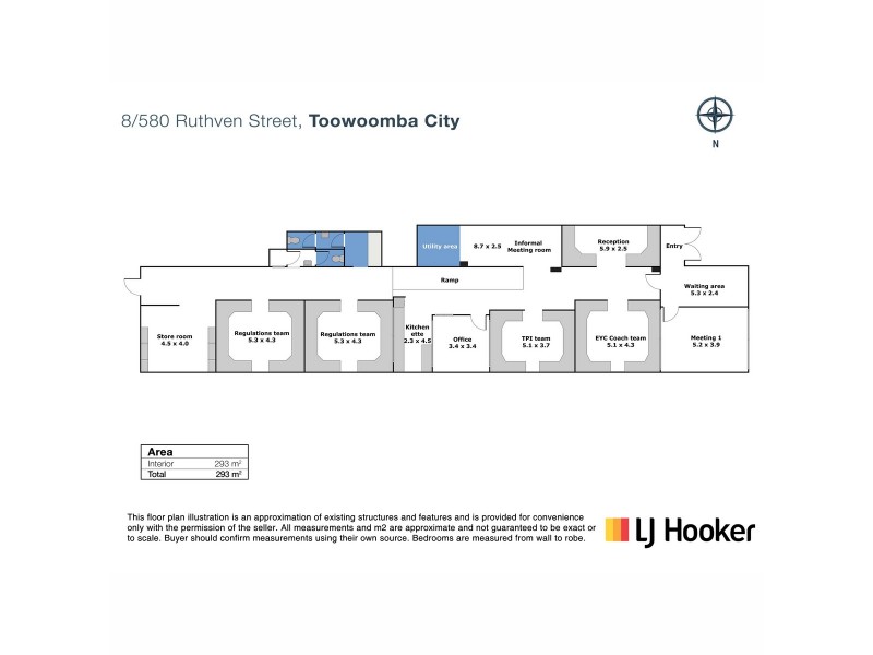 Tenancy 8/580 Ruthven Street (James Cook Centre), Toowoomba City QLD 4350 Floorplan