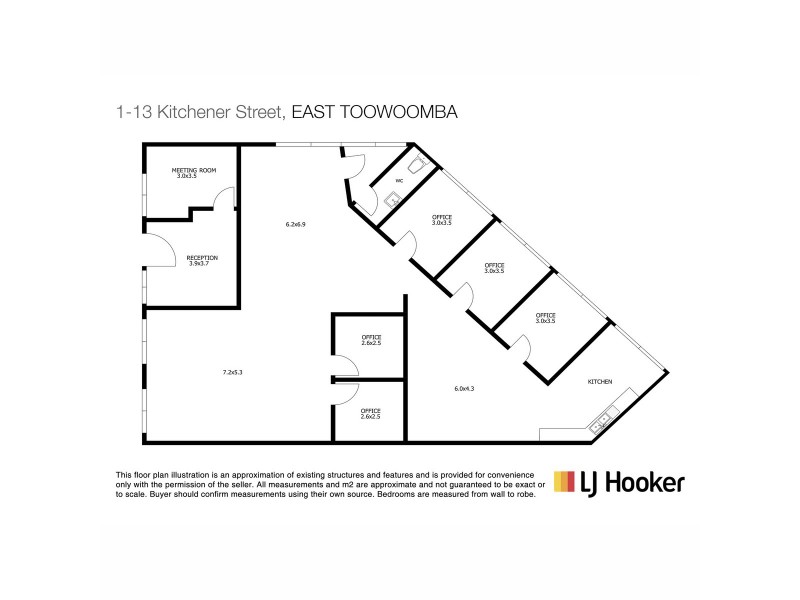 Suite 1/13 Kitchener Street, East Toowoomba QLD 4350 Floorplan