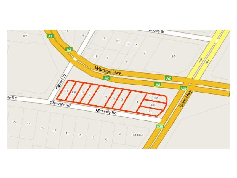 Anzac Avenue & Glenvale Road, Toowoomba QLD 4350