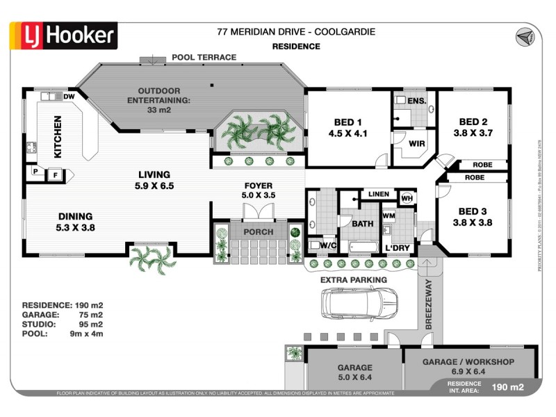 77 Meridian Drive, Ballina NSW 2478 Floorplan