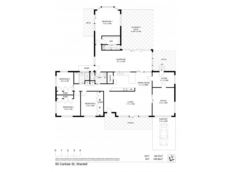 95 Carlisle Street, Wardell NSW 2477 Floorplan