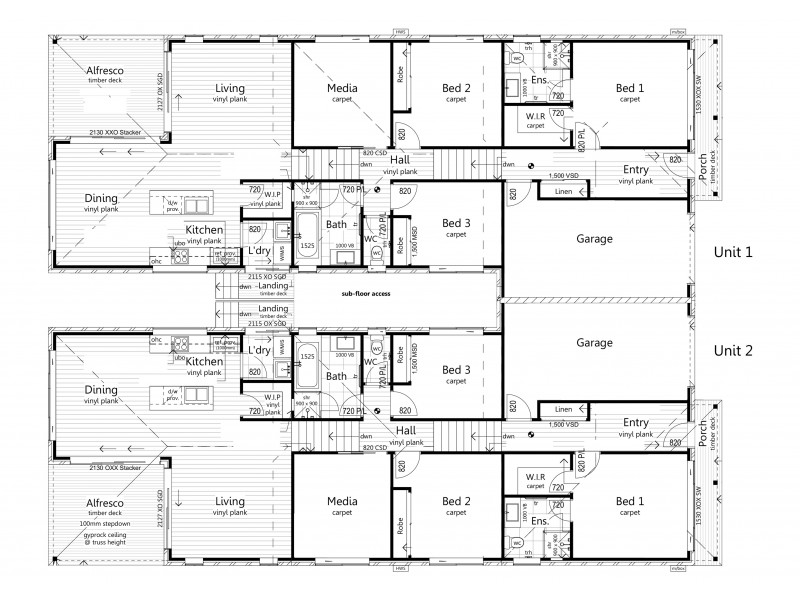 2/42 Liffey Avenue, Cumbalum NSW 2478 Floorplan